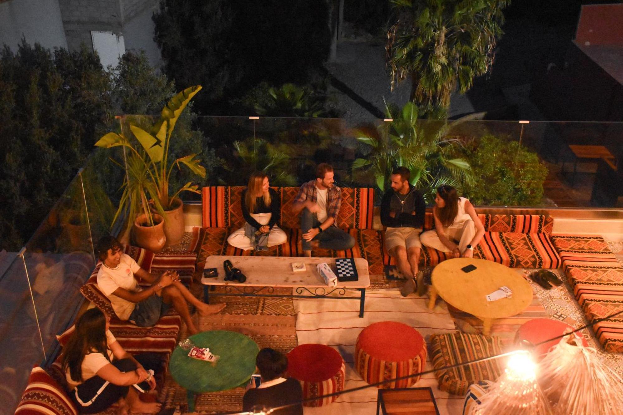 Playa Del Sol Surf House Hostel Tamraght Bagian luar foto